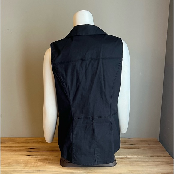 Harley Davidson Sleeveless Button Front Top Size Medium - Picture 3 of 4